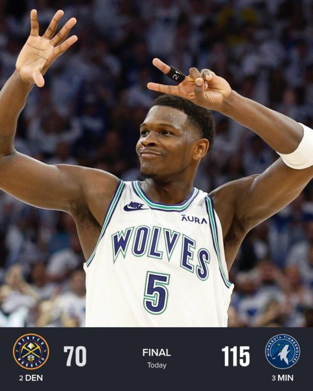 B体育电脑版-NBA卫冕冠军历史最惨一败！森林狼45分打爆掘金